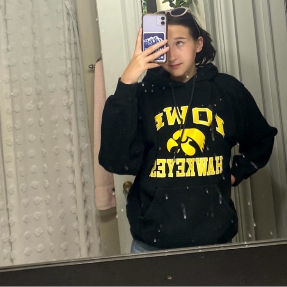 Iowa Hawkeyes Black Hoodie